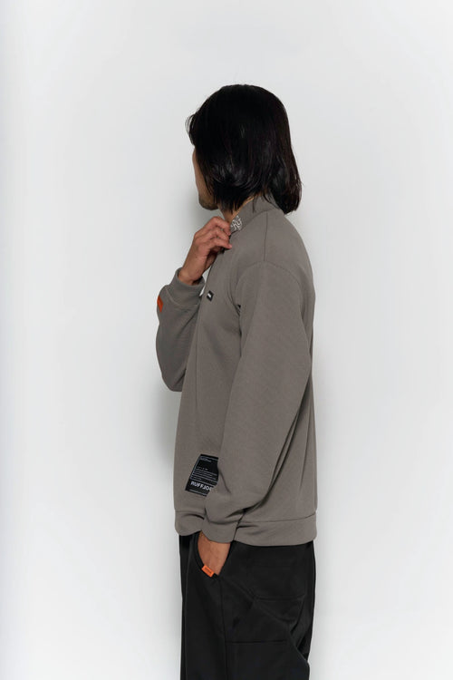 THERMAL STRETCH L/S MOCK NECK TEE