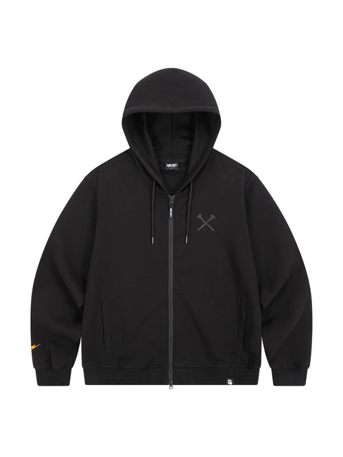 Club Hoodie Applique Zip-up