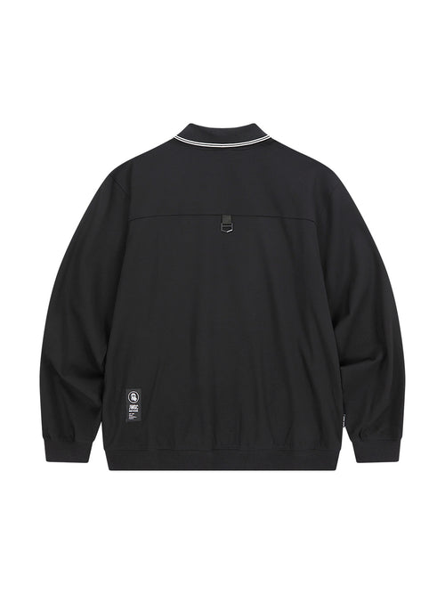Gorden Collar Pocket Sweatshirts