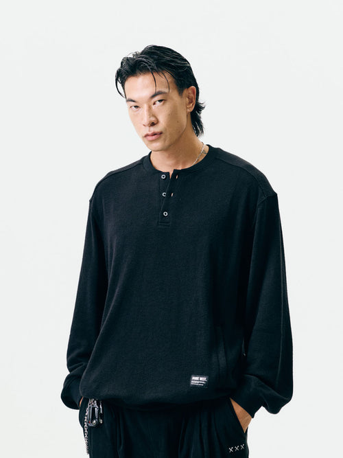 Henryneck Pocket Sweatshirts