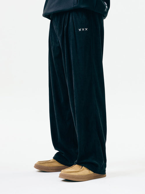 Corduroy Three Tuck Wide Pants