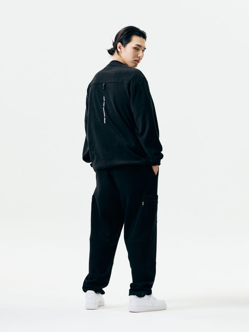 Light Fleece Nylon Pocket Pullover