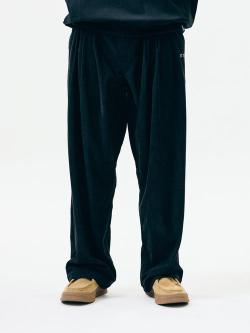 Corduroy Three Tuck Wide Pants