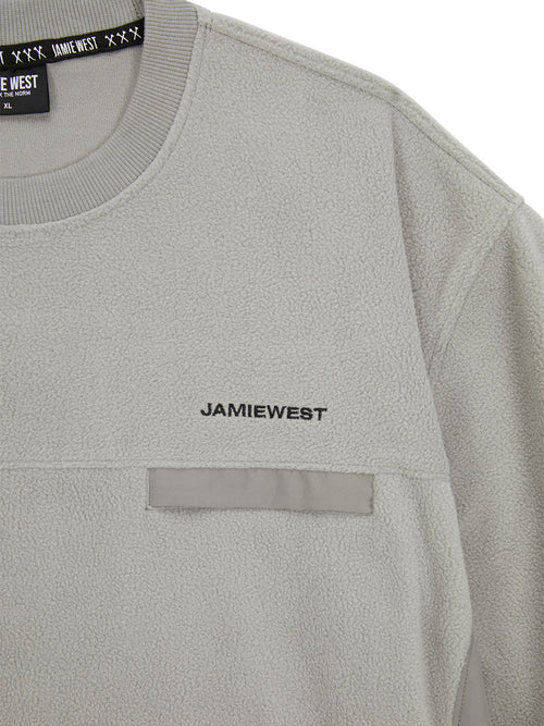 Light Fleece Nylon Pocket Pullover