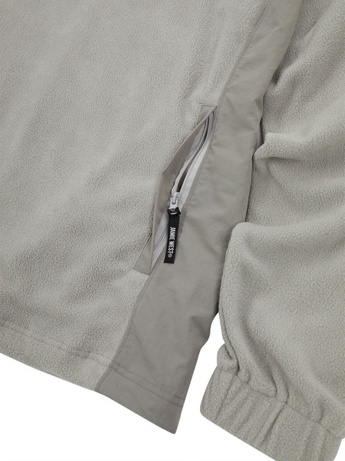 Light Fleece Nylon Pocket Pullover