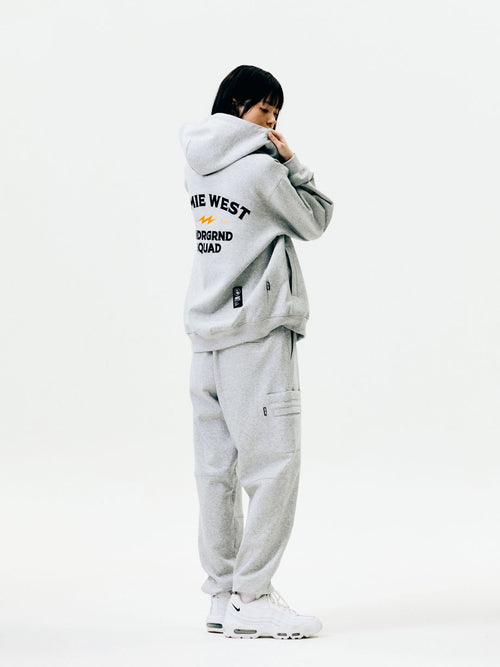 Club Hoodie Applique Zip-up