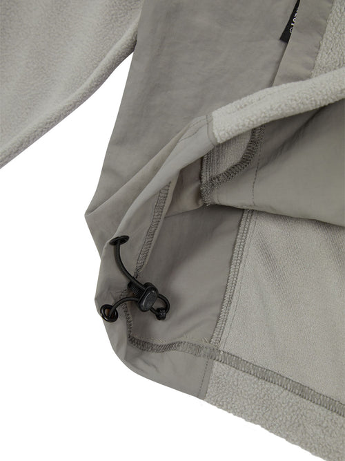 Light Fleece Nylon Pocket Pullover