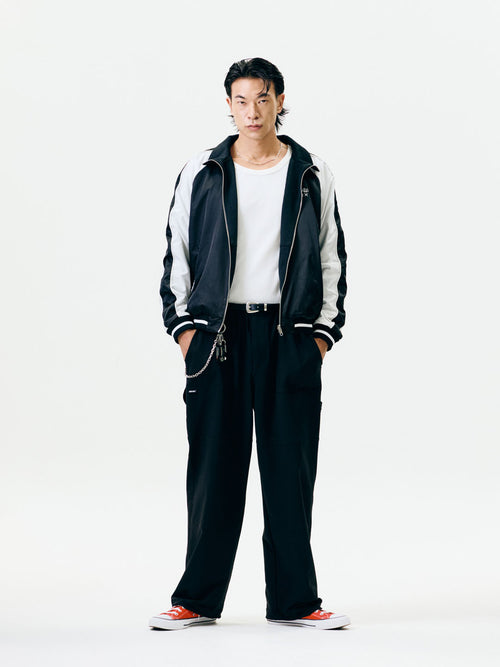 Reversible Highneck Souvenir Jacket