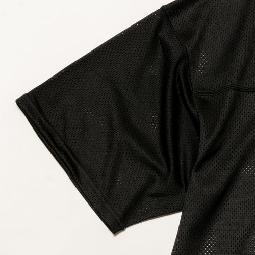 MESH MOCK NECK TEE