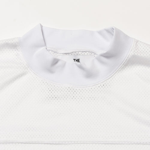 MESH MOCK NECK TEE
