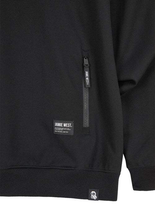 Highneck Half Zip-up Pocket Sweatshirts