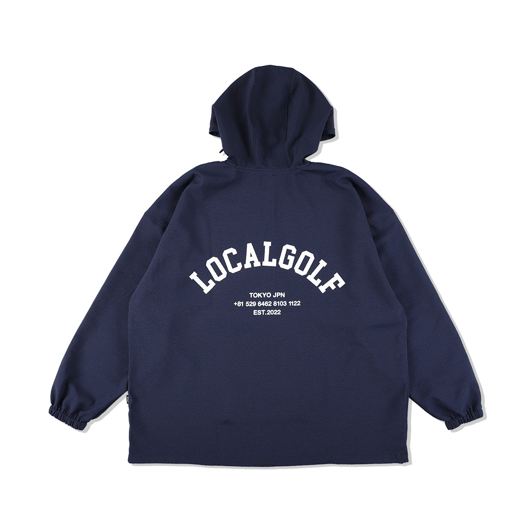 新品 Local GOLF BD Arch Seersucker Anorak Cutter & Buck Charter Eco Recycled Mens Anorak Jacket