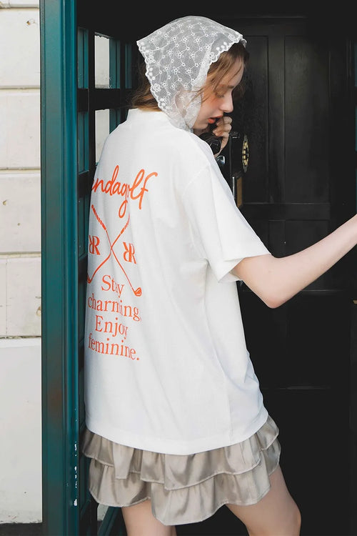 LOGO PRINT LOOSE T-shirts