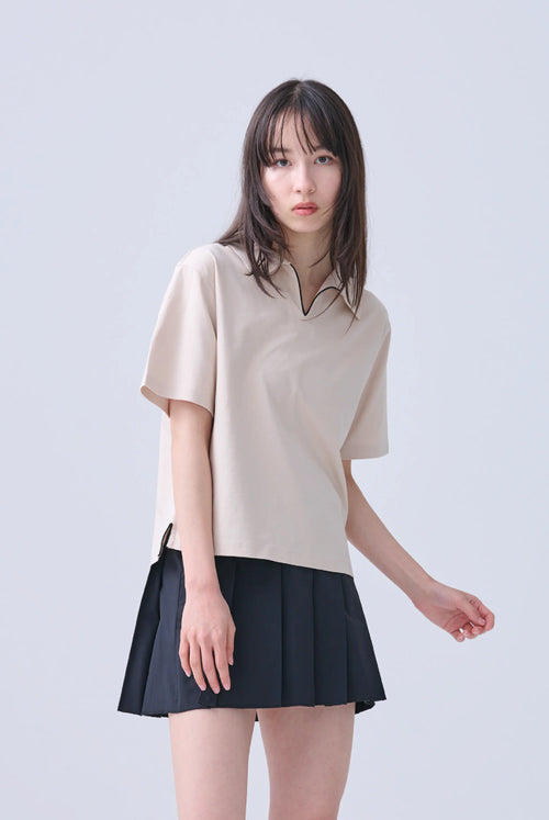 LINE POLO TOP