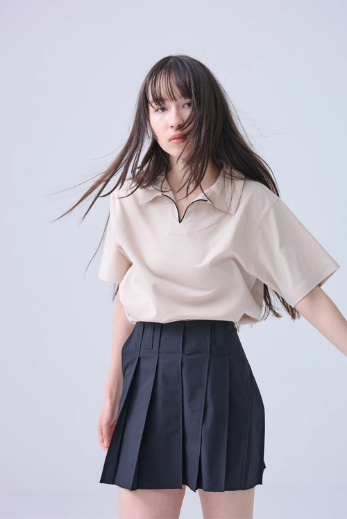 LINE POLO TOP