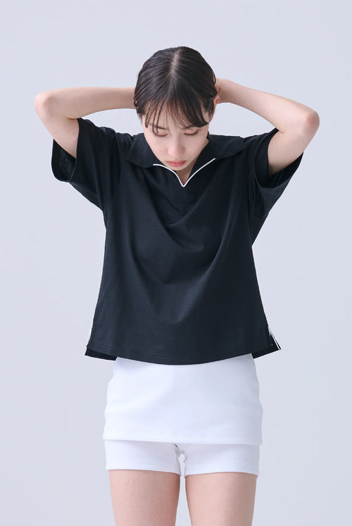 LINE POLO TOP