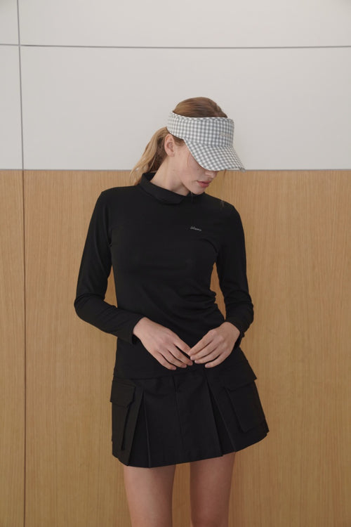 Gingham Check SUNVISOR