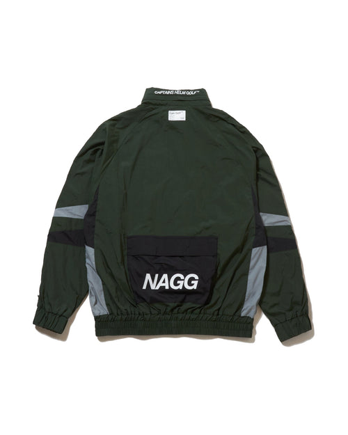 #NAGG HOOD IN NYLON JACKET GREEN