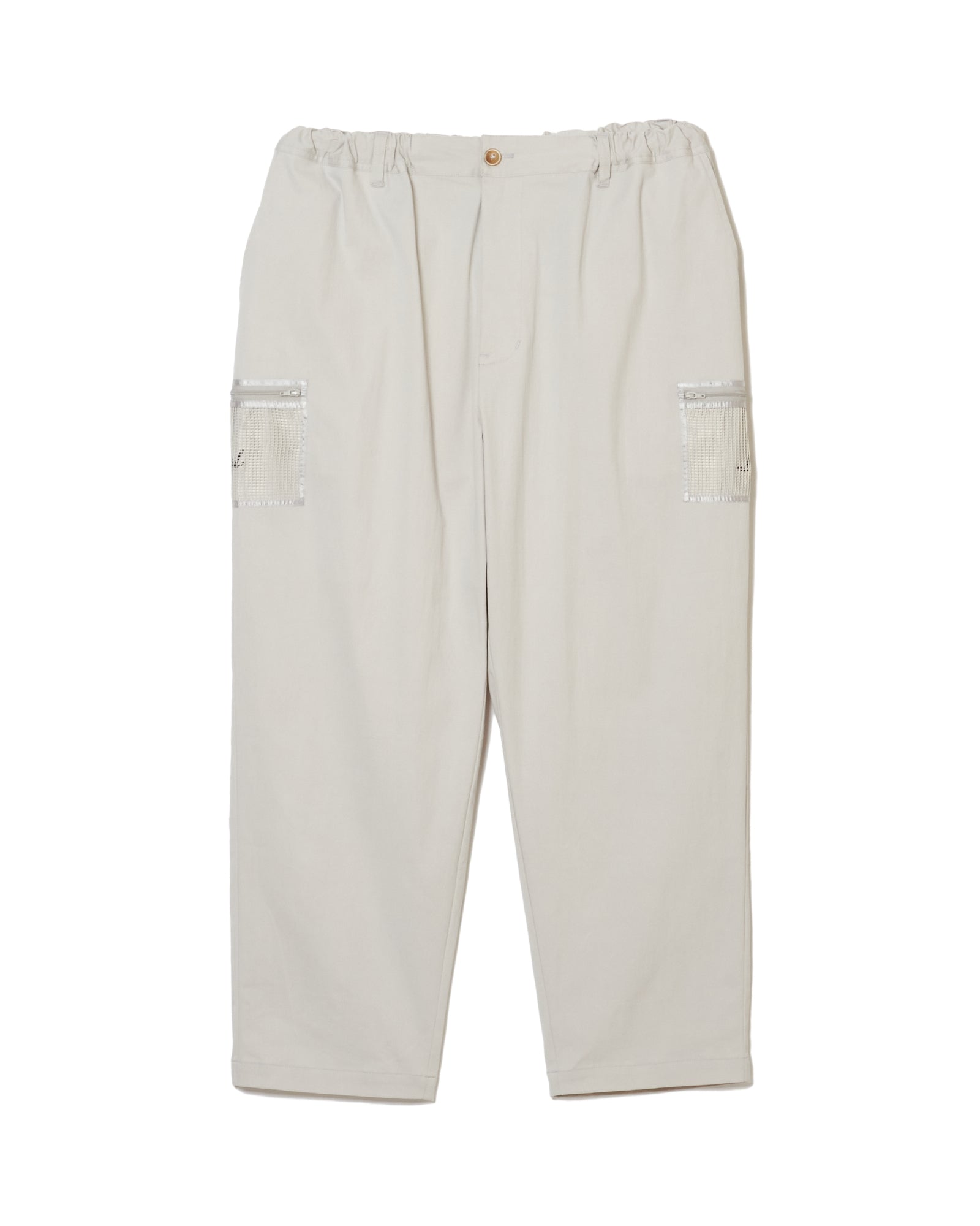 ruk☆ 新品未試着　OHGA POCKET FRILL Sサイズ コットンセルビッチシャンブレー切替ワンピース（fu_dueka::）の