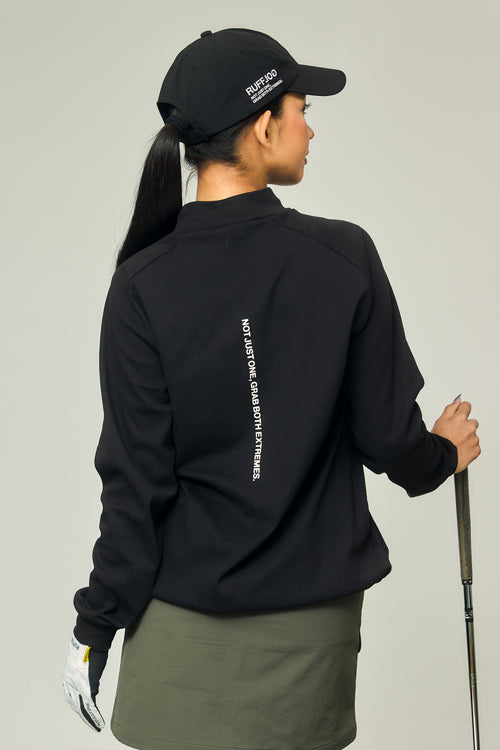 RAGLAN SLEEVE L/S MOCK NECK