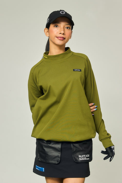 RAGLAN SLEEVE L/S MOCK NECK