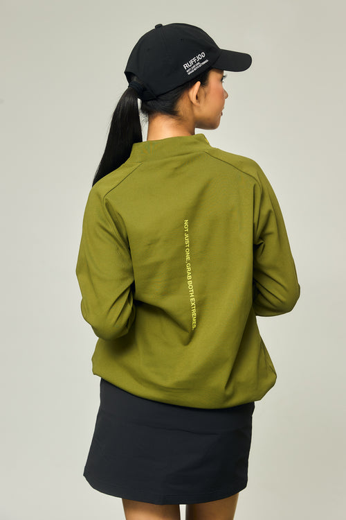 RAGLAN SLEEVE L/S MOCK NECK