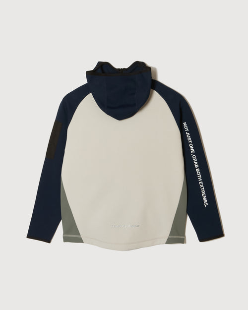 TC BICOLOR STRETCH HOODIE JACKET