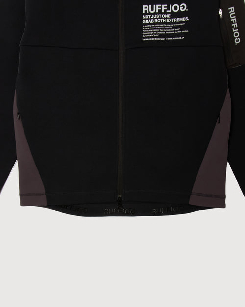 TC BICOLOR STRETCH HOODIE JACKET