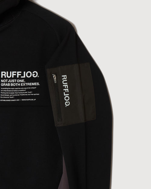 TC BICOLOR STRETCH HOODIE JACKET