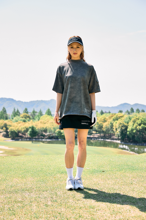 VINTAGE FADE  OUT POCKET SHORT SKIRT