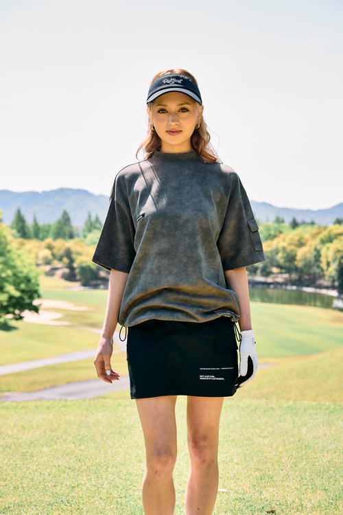 VINTAGE FADE  OUT POCKET SHORT SKIRT