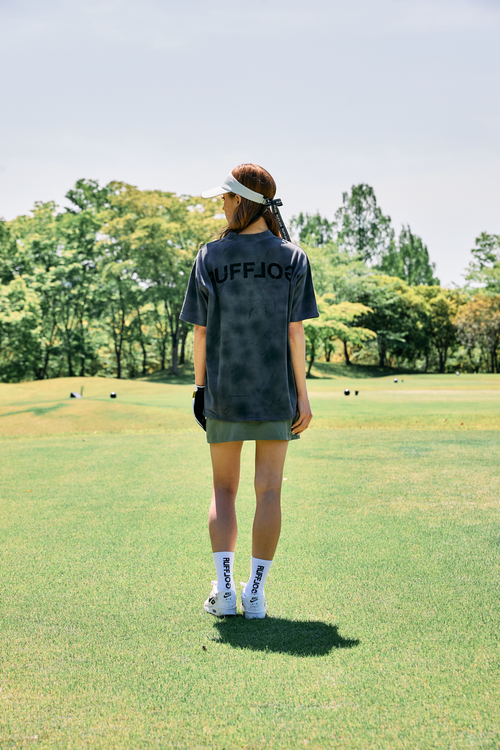 VINTAGE FADE ARCH LOGO MOCK NECK SHIRTS