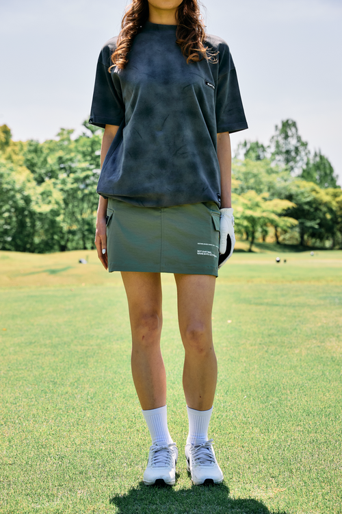 VINTAGE FADE  OUT POCKET SHORT SKIRT