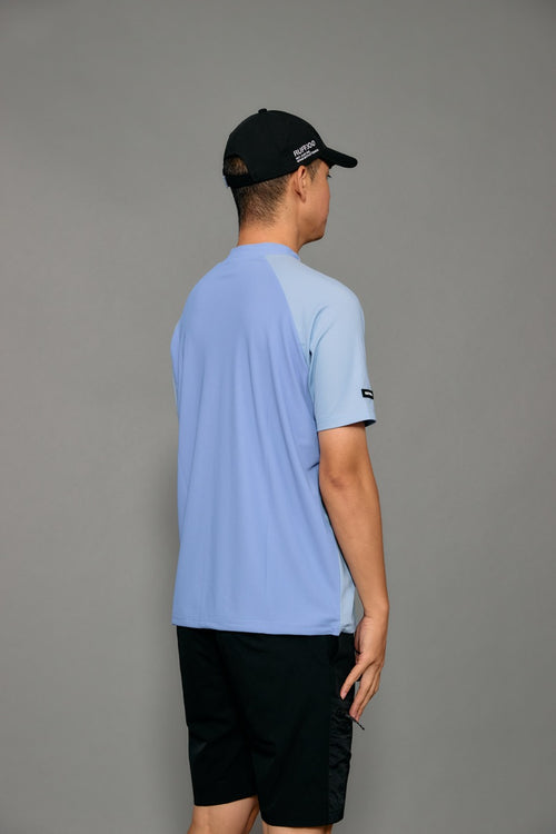 COOL FLEX MESH RAGLAN MOCK NECK SHIRTS