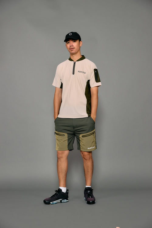 AERO ZIP HENLEY NECK SHIRTS