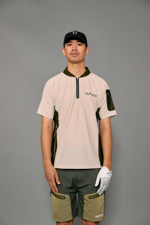 AERO ZIP HENLEY NECK SHIRTS