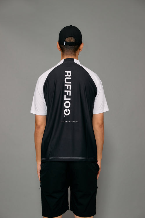 BACK MESH & TECH POCKET MOCK NECK SHIRTS