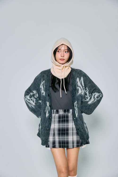 RW icon logo cardigan