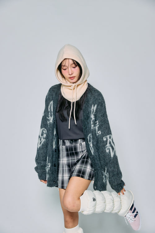 RW icon logo cardigan