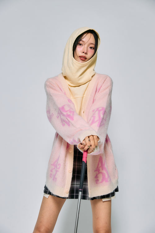RW icon logo cardigan