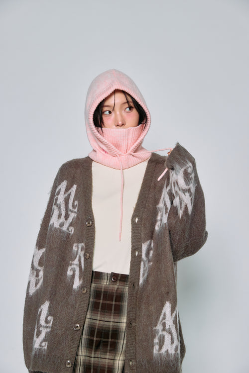 RW icon logo cardigan