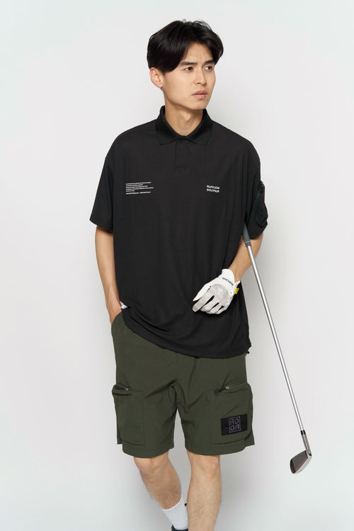 BEHIND SQUARE RG LOGO POLO SHIRTS
