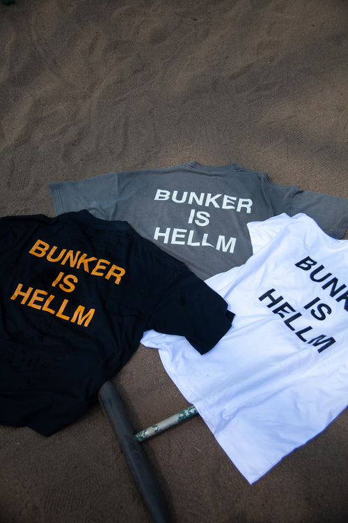 SHELTECH × Cph Golf #BUNKER IS HELLM MOCK NECK TEE(9/8以降順次配送)