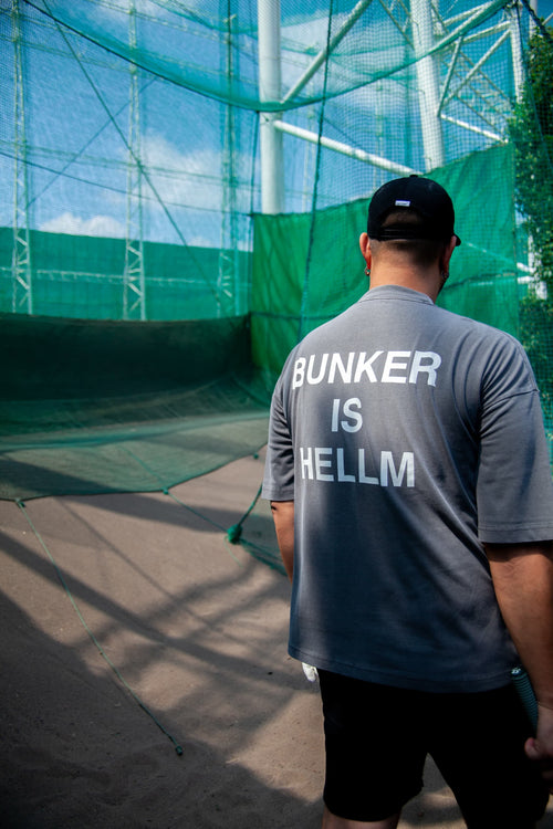 SHELTECH × Cph Golf #BUNKER IS HELLM MOCK NECK TEE(9/8以降順次配送)