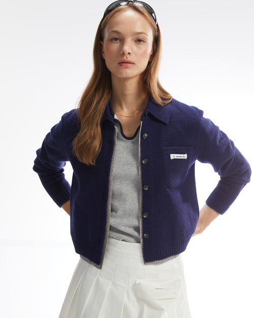 BUTTON-UP KNIT CARDIGAN