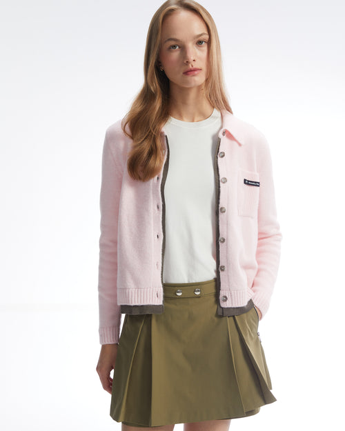 BUTTON-UP KNIT CARDIGAN