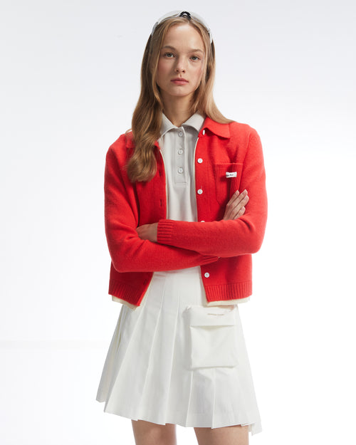 BUTTON-UP KNIT CARDIGAN