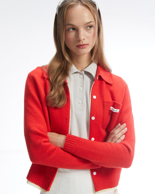 BUTTON-UP KNIT CARDIGAN