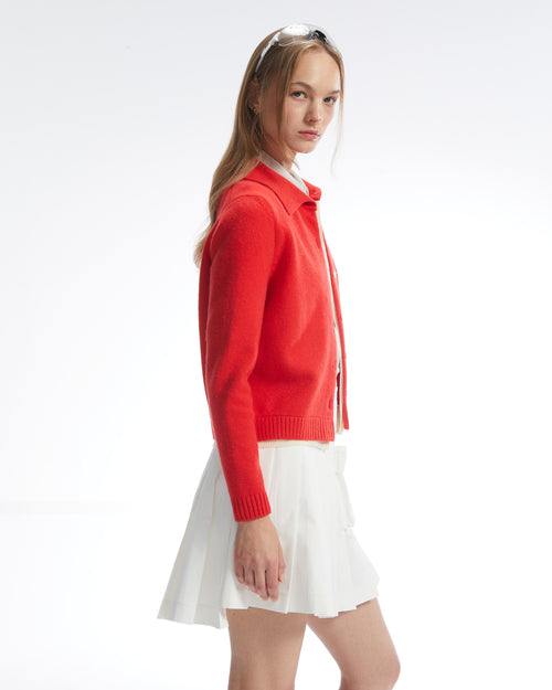 BUTTON-UP KNIT CARDIGAN