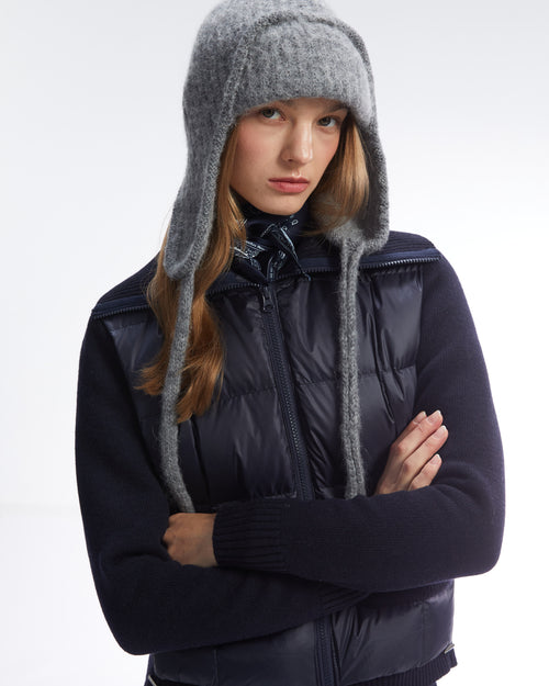 Soft earflap beanie